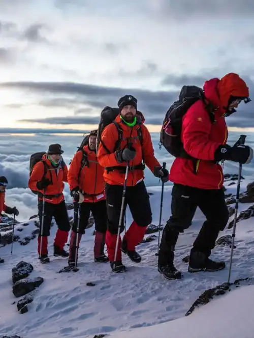 Lemosho route climbing