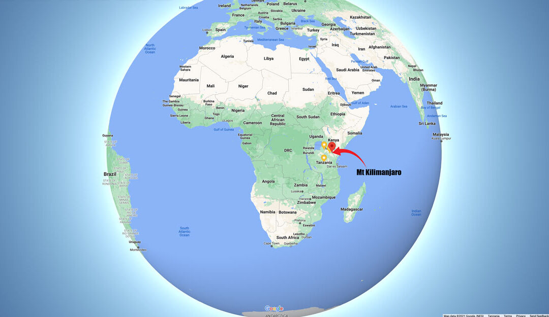 Mount Kilimanjaro Location